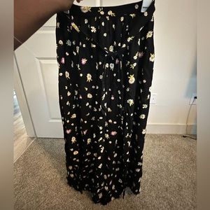 Floral maxi skirt